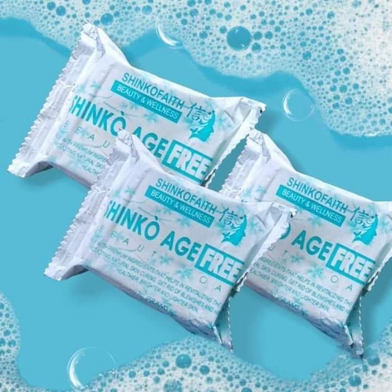 SHINKO AGE FREEZE(3bars) whitening soap Shopee Philippines