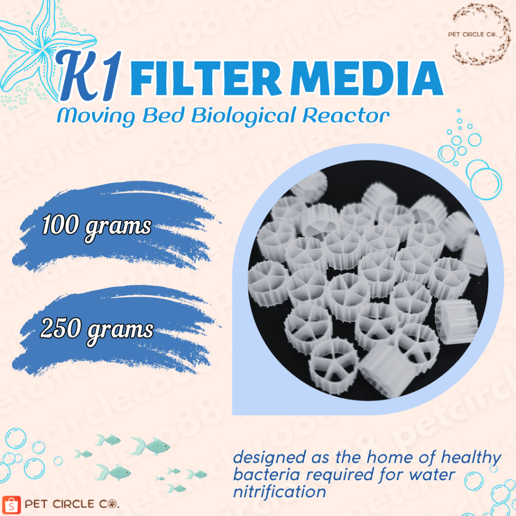 K1 Filter Media for Aquarium 100g 250g Shopee Philippines