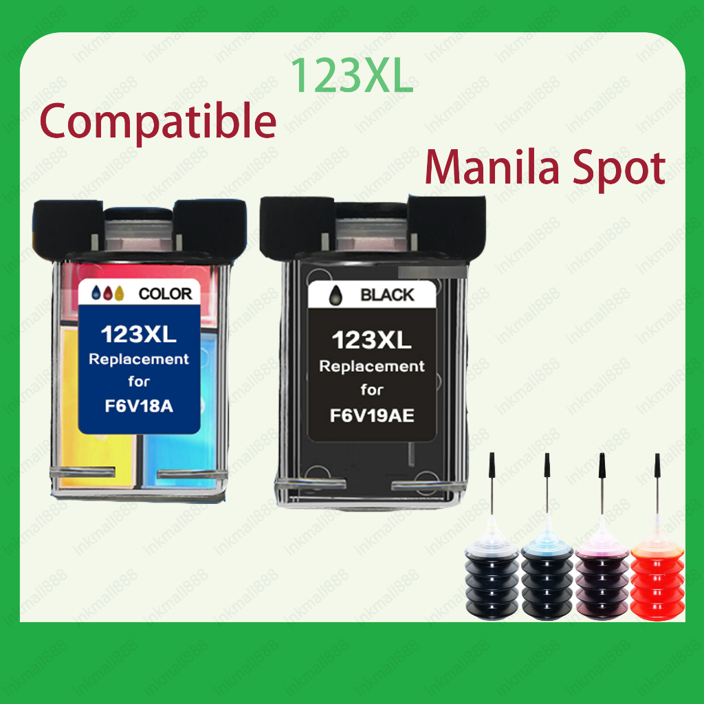 123XL Ink Cartridge Compatible for HP 123 Xl Deskjet 1110 2130 2132 ...