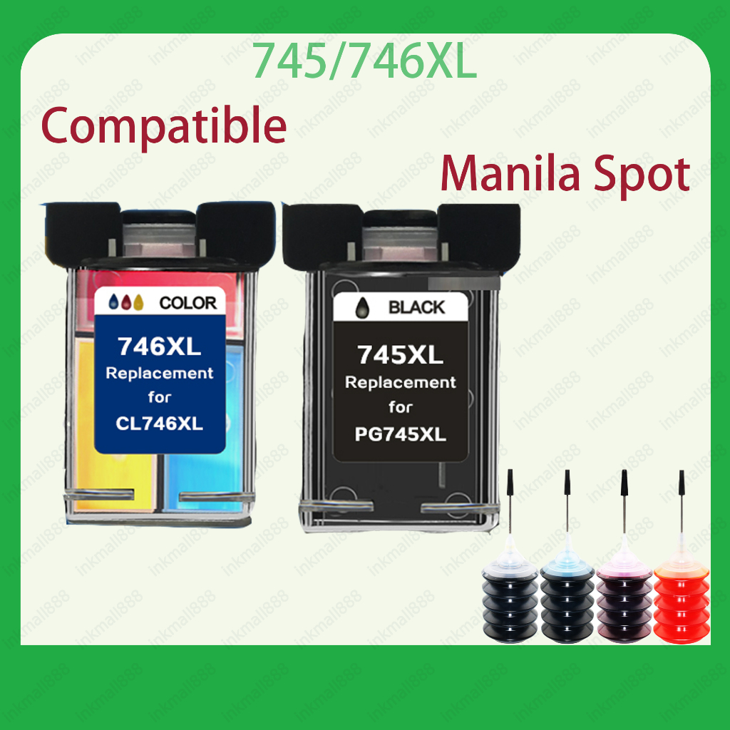 Canon 745 746 refillable ink cartridge compatible for Canon MG2470