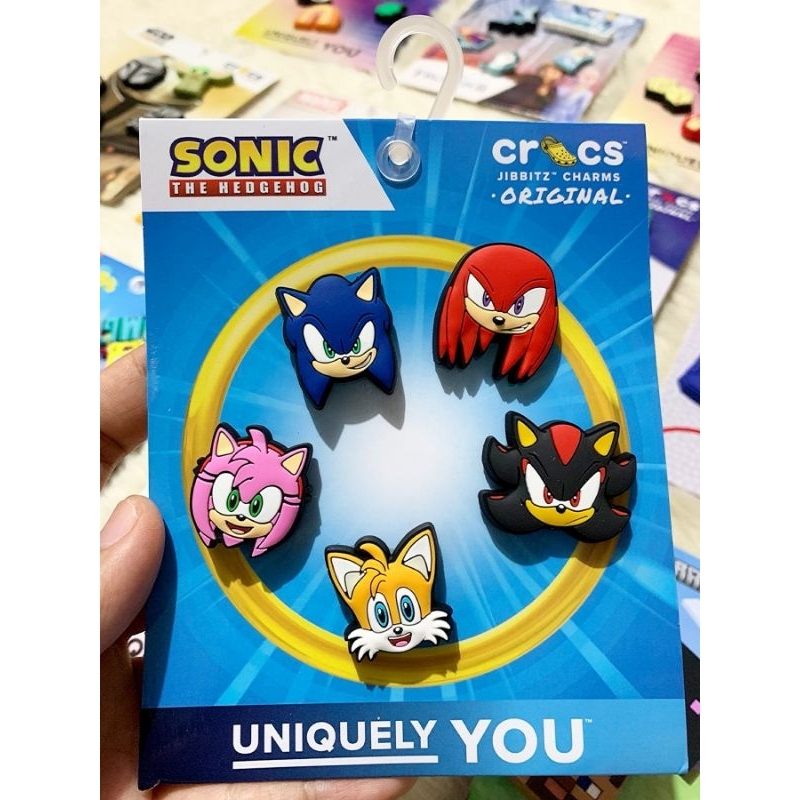 Original Crocs Sonic The Hedgehog 5 Pack Jibbitz | Shopee Philippines