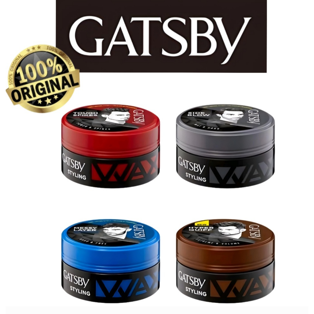 Gatsby Styling Wax for Men 75g Tough Spike/Messy Layer/ Hyper Quiff
