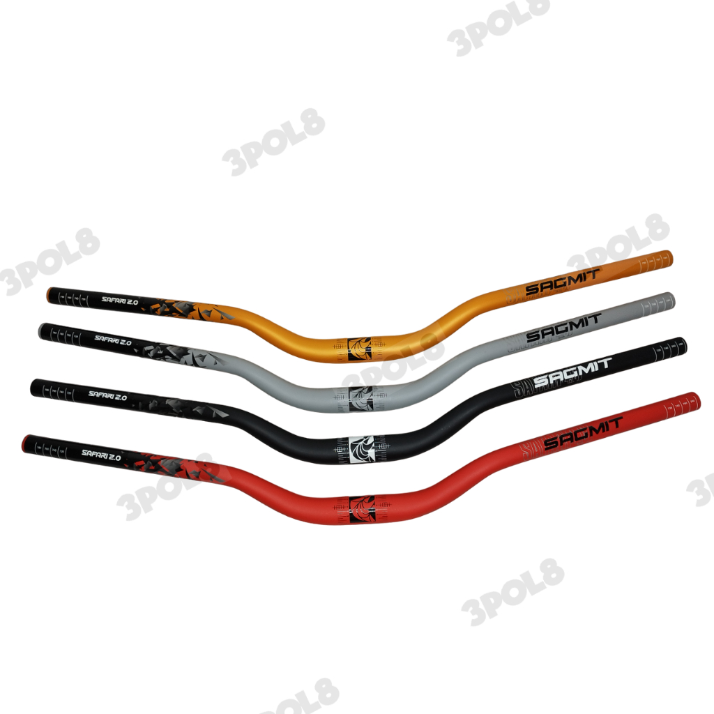 Handlebar Bike Sagmit Safari 2.0 780mm Riser Alloy Handle Bar Trail AM ...