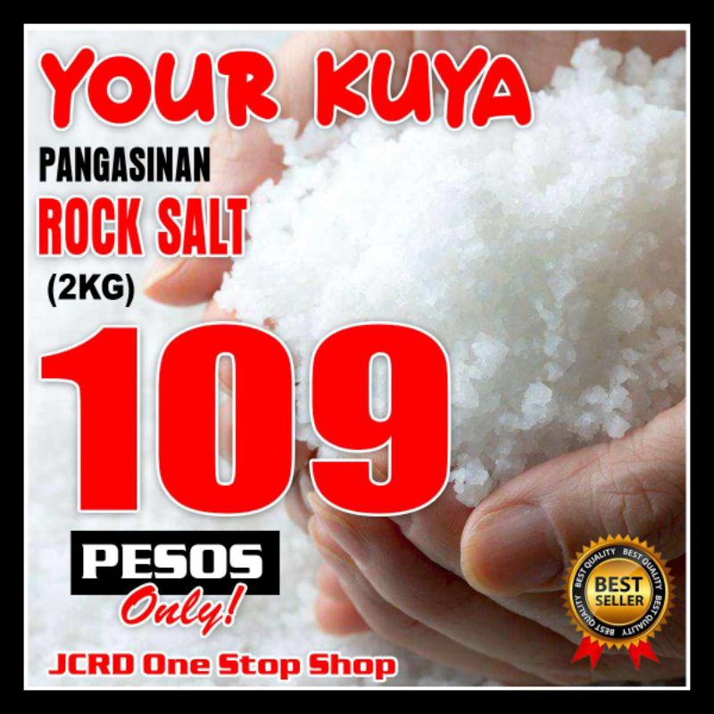 100% Pure Sea Salt 2kg ( Your Kuya ) | Shopee Philippines