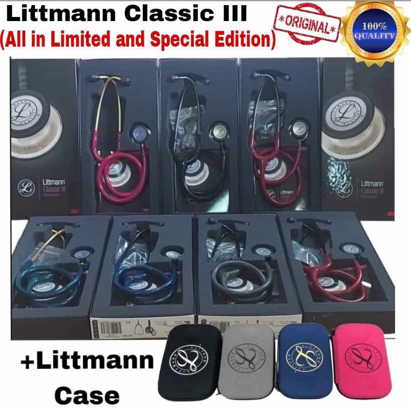 3M Littmann Classic III Stethoscope Special Edition w/ CASE (for Adult