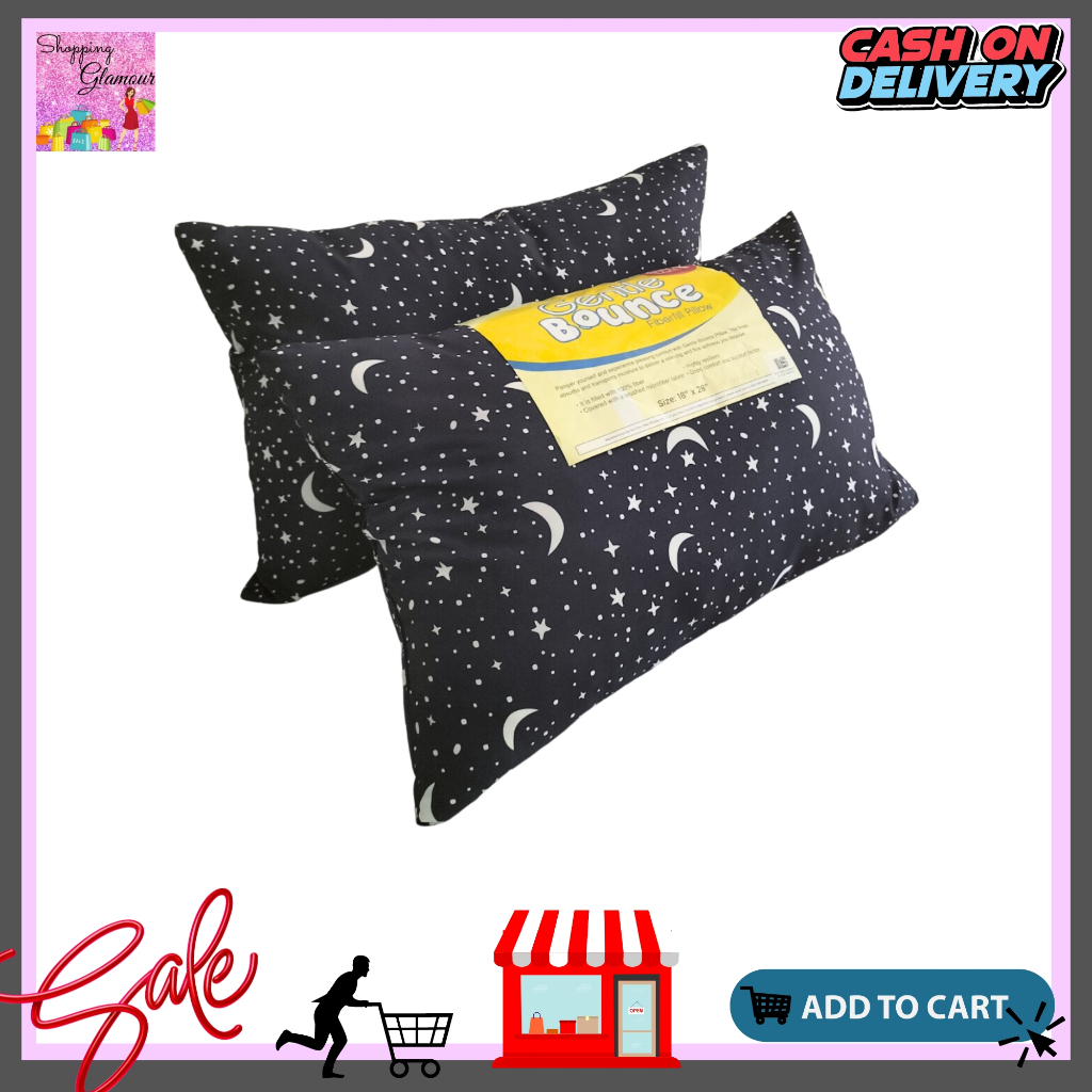BUY 1 TAKE 1 URATEX PILLOW GENTLE BOUNCE FIBERFILL PILLOW 18x28 JCE