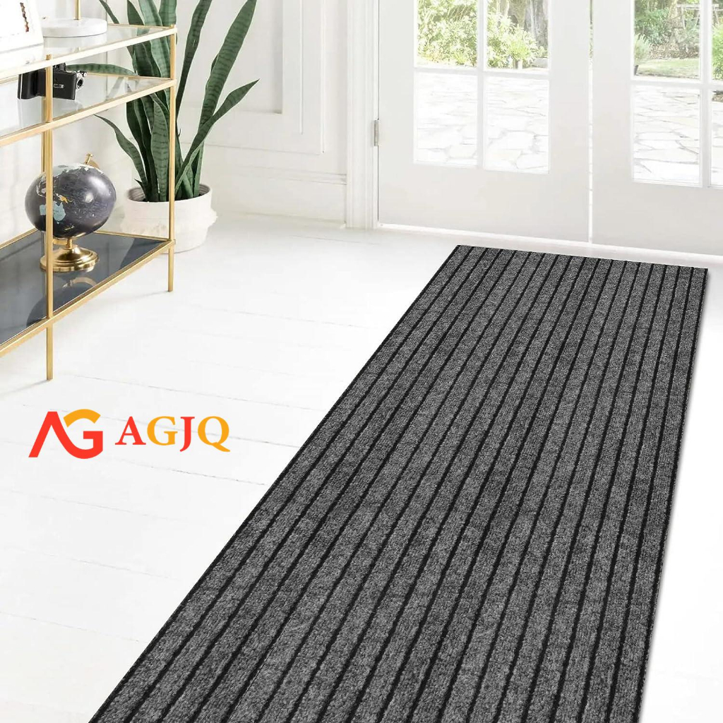 6METER,7METER,8METER,9METER,10M GRAY Stripe Rug Runner Carpet for ...