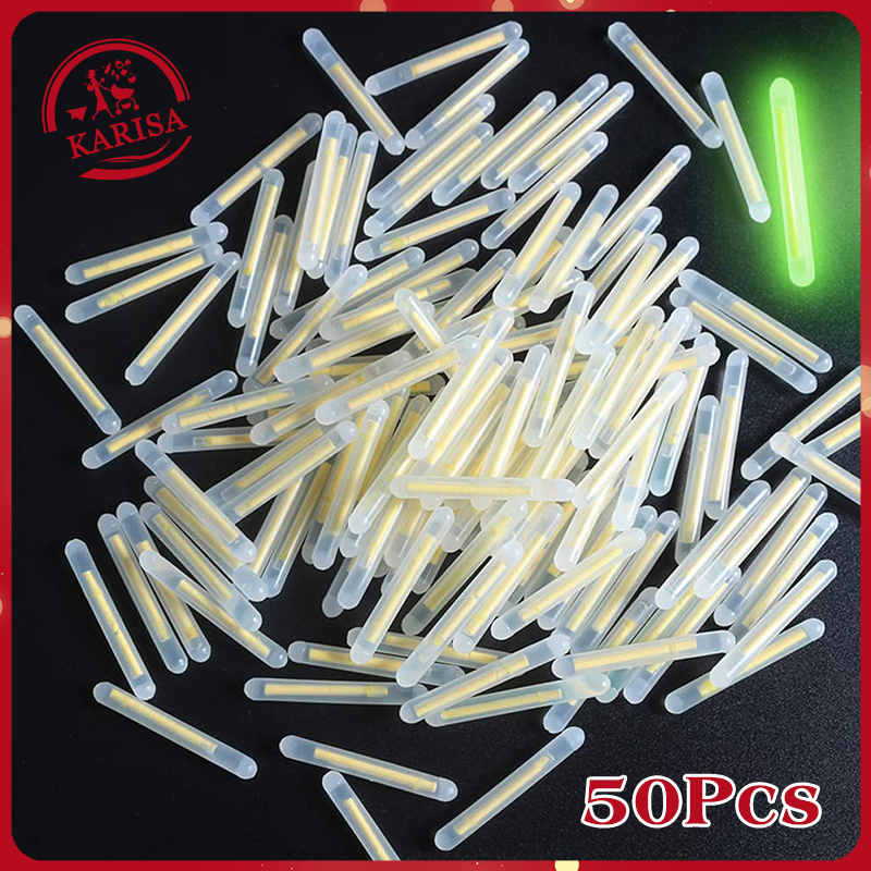 50Pcs 4.5mm Night Fishing Float Light Stick Fishing Glow Sticks Light ...