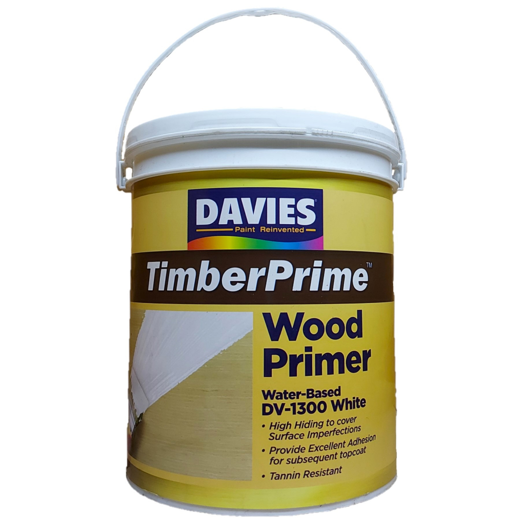 Davies TimberPrime Aqua Gloss It Wood Primer White DV1300 Timber Prime