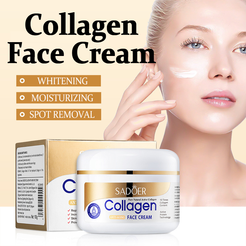 300g Collagen Whitening Body Lotion Moisturizing Firming Skin Improve Dark Skin Remove Melanin 5174