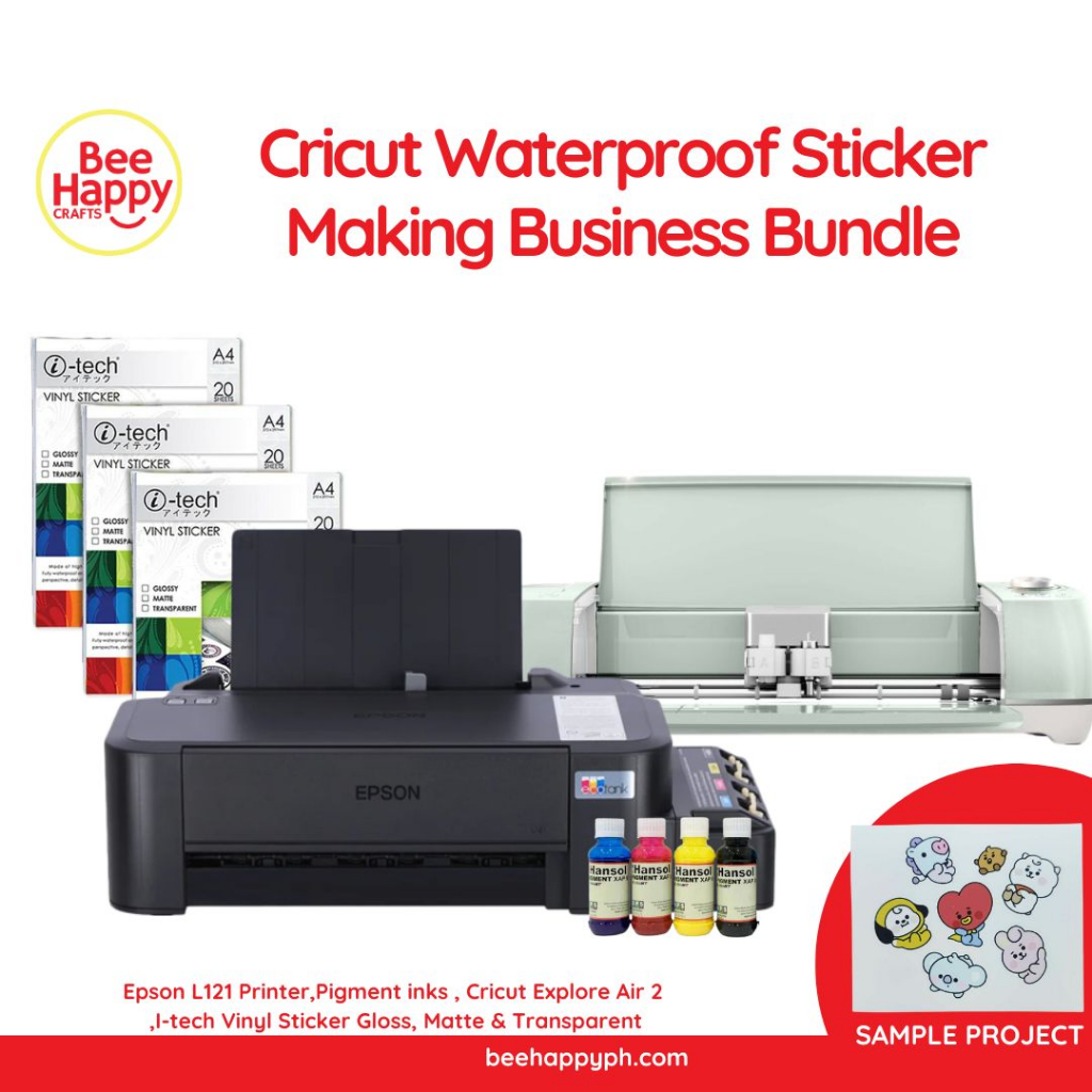 Cricut Waterproof Sticker Making Business Bundle A | Shopee Philippines