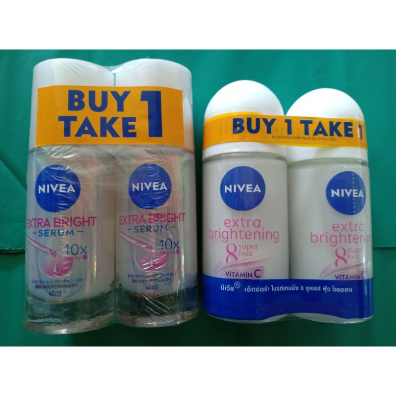 Buy1Take1 Nivea Womens Deo Rollon 50ml (Expiration 2025) Shopee