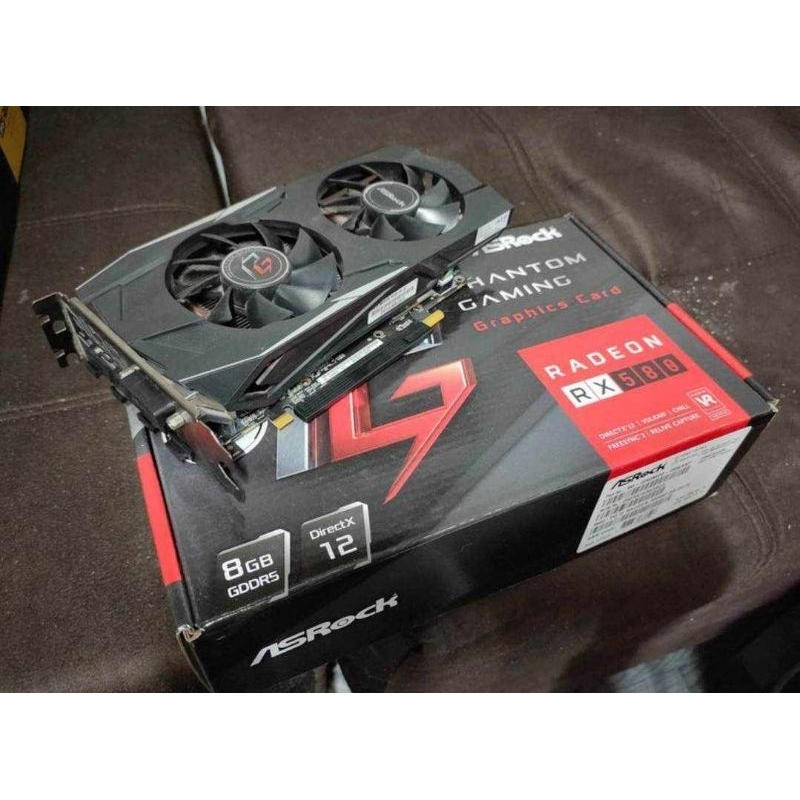 Asrock radeon rx 580 8gb phantom on sale gaming d oc