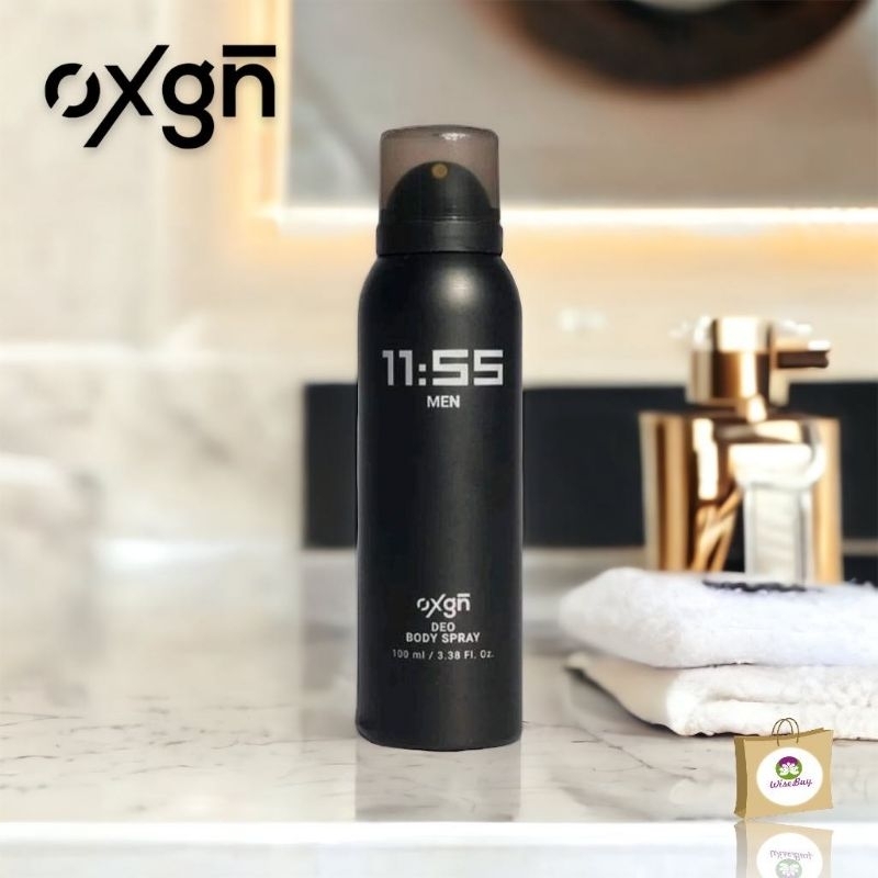 Original OXGN 11:55 Deo Body Spray Perfume For Men 100ml | Shopee ...