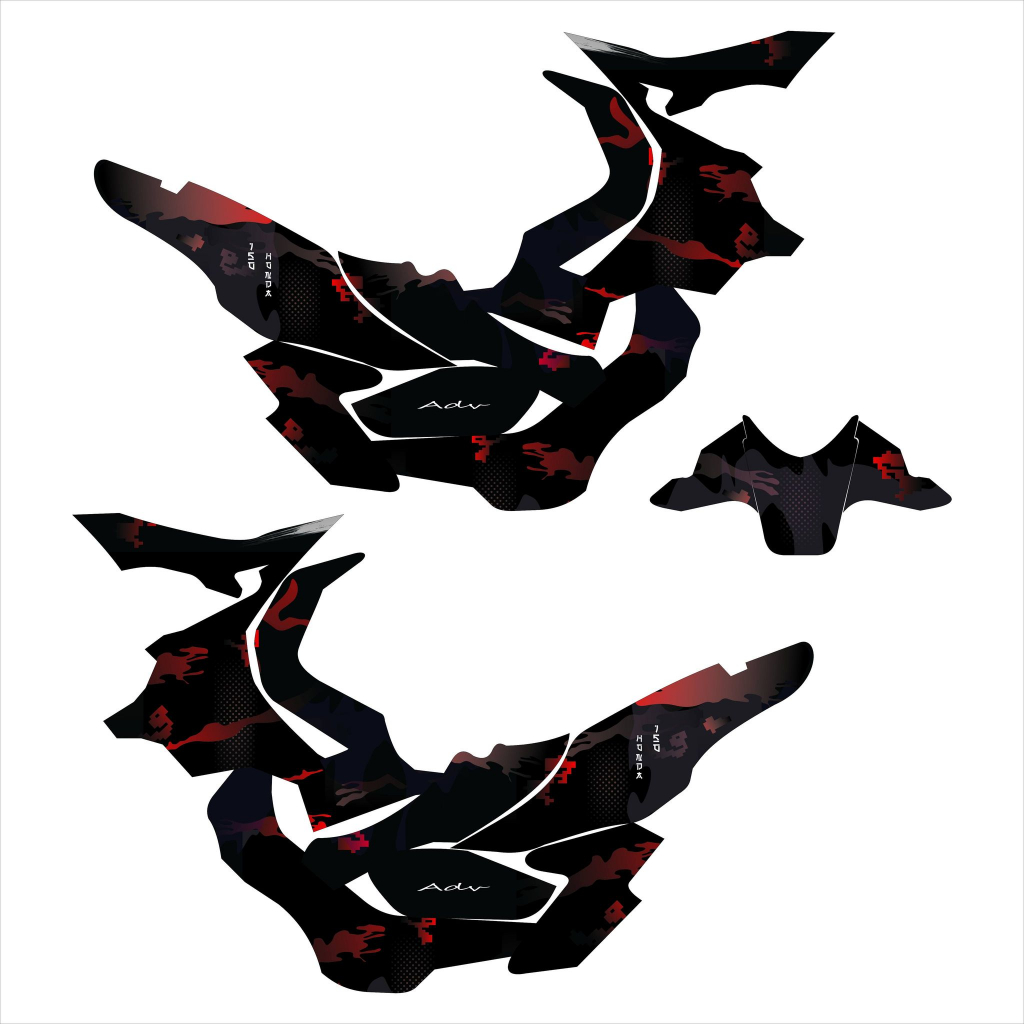 Honda ADV 150 Graphics kit Sticker Decal | Shopee Philippines