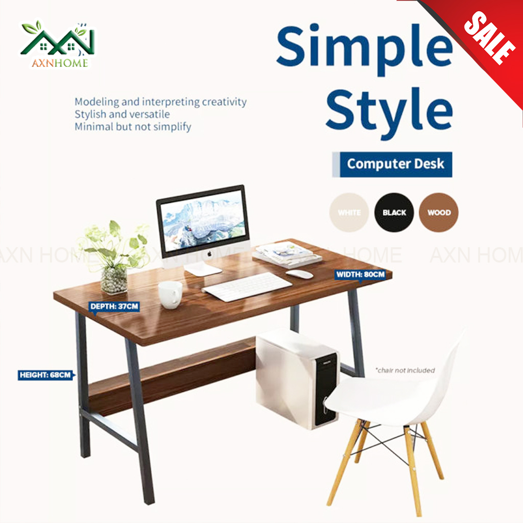 AxN Modern Computer table desktop desk simple desk metal frame student ...