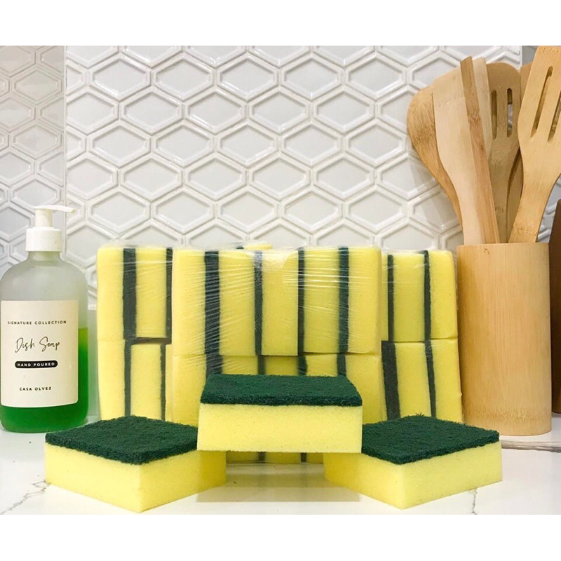 MULTI-PURPOSE CLEANING SPONGE (10 pcs) | Shopee Philippines