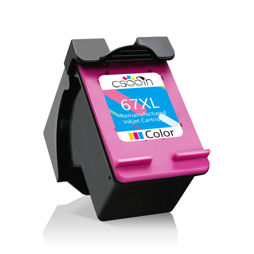 Compatible 67XL Black & Color Ink Cartridge Combo Pack For HP DeskJet & Envy Printers – 67 XL High Yield