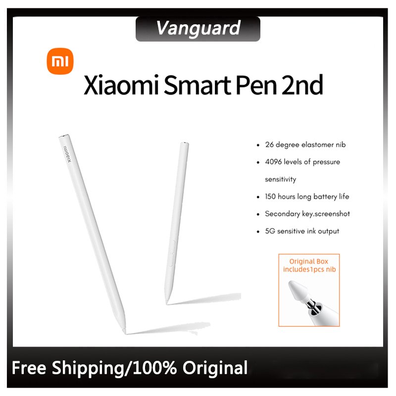 1PCS Xiaomi Stylus Pen 2 Smart Pen For Xiaomi Mi Pad 6 Pad 5 Pro