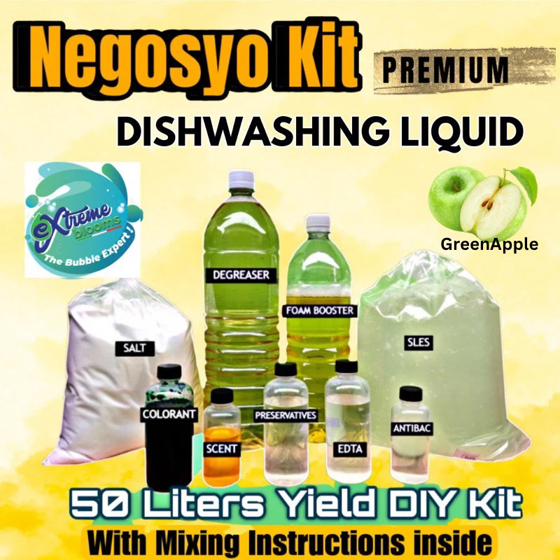 COD Dishwashing Liquid Kit 50 Liters PREMIUM (APPLE) | Shopee Philippines