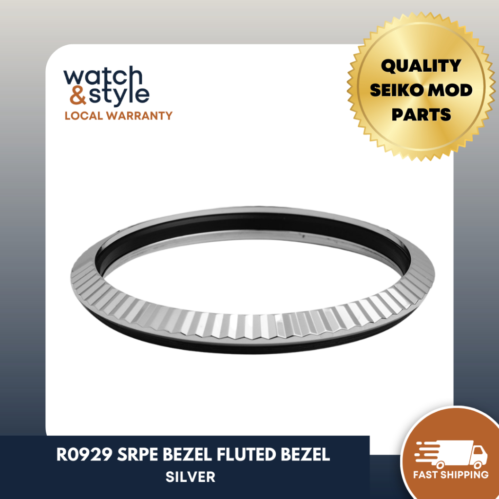 R0929 SRPE Fluted Bezel Silver Shopee Philippines