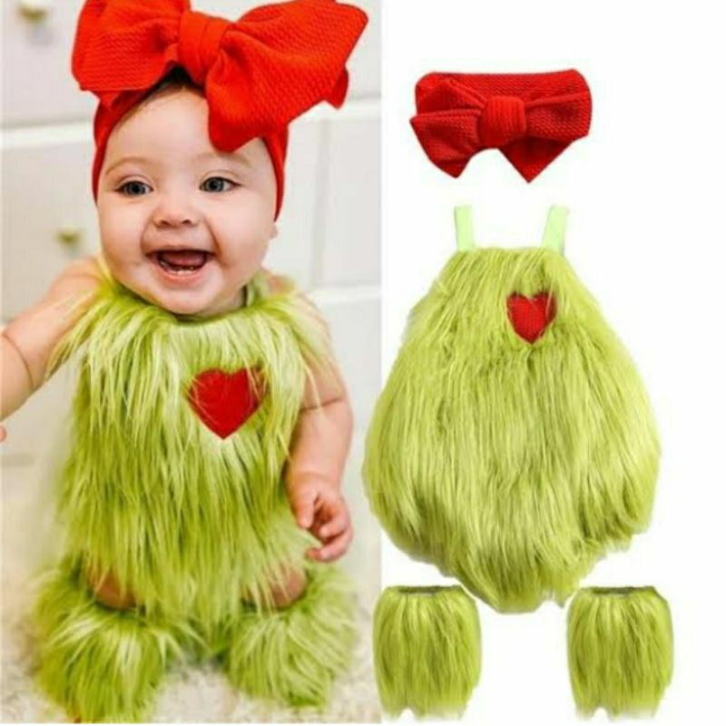 baby grinch preloved costume for maam jasney Shopee Philippines