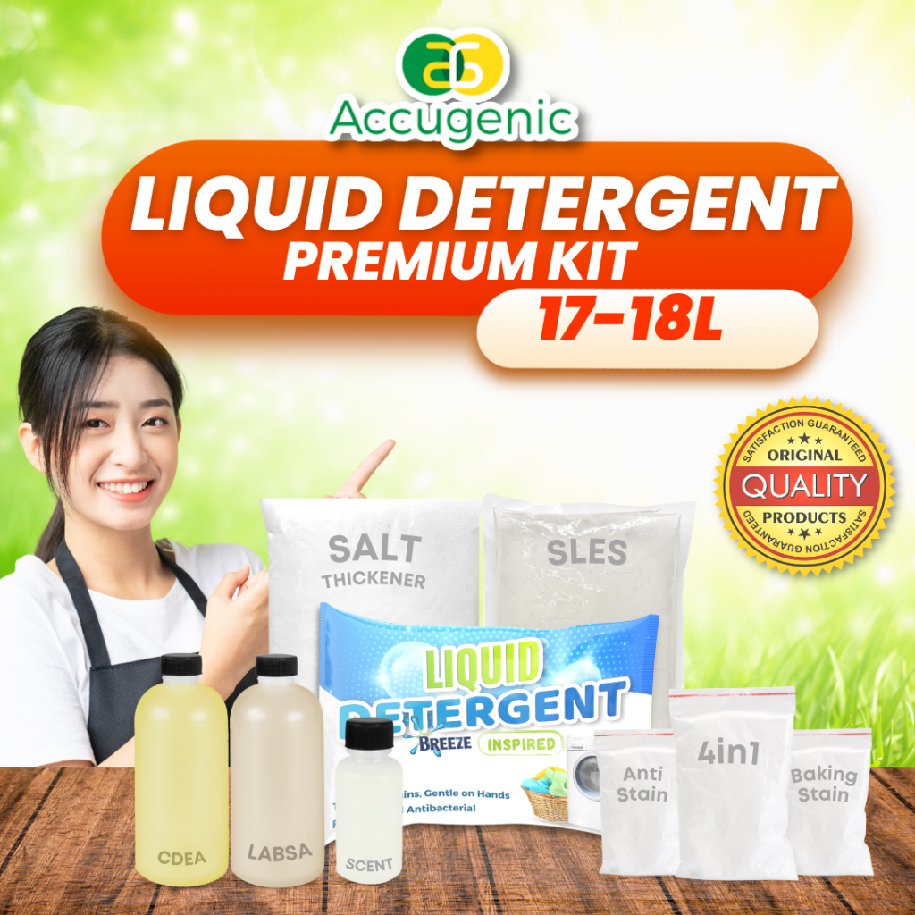 Accugenic 17 Liters Yield with Complete Raw Material Laundry Soap