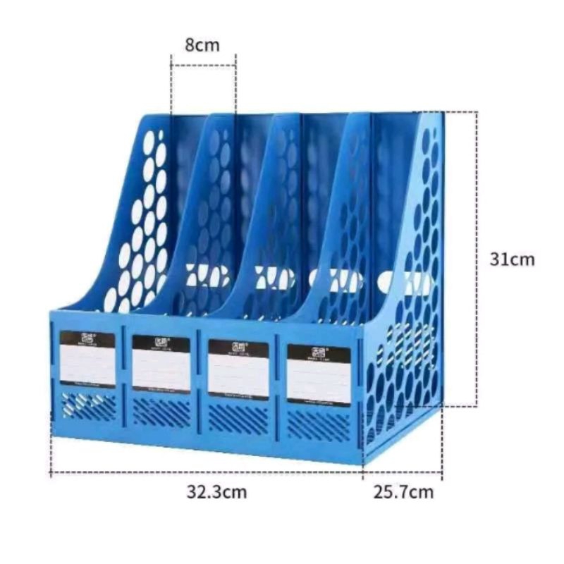 Office File Holder 3-4 Storage rack file organizer | Shopee Philippines