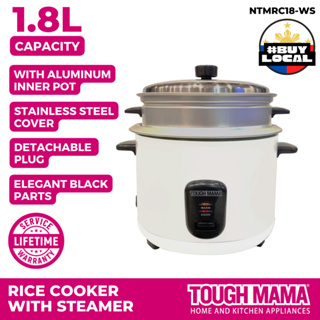 Tough Mama RTRC18-1G Hello Kitty Rice Cooker Straight Type 1.8L Non-stick Rice  Cooker with steamer