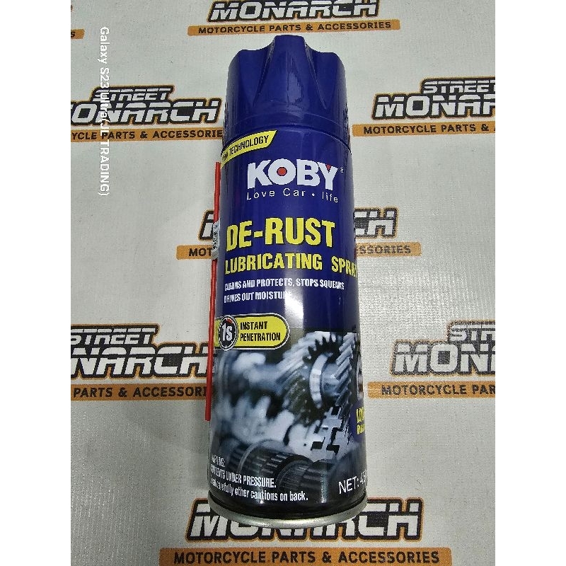 KOBY DE-RUST REMOVER LUBRICATING SPRAY AND PENETRATING OIL (WD-40 ...