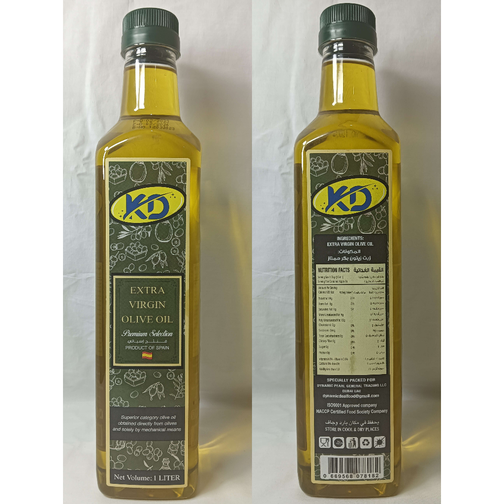 KD Extra Virgin Olive Oil Blended with Spanish Oil 1L Shopee Philippines