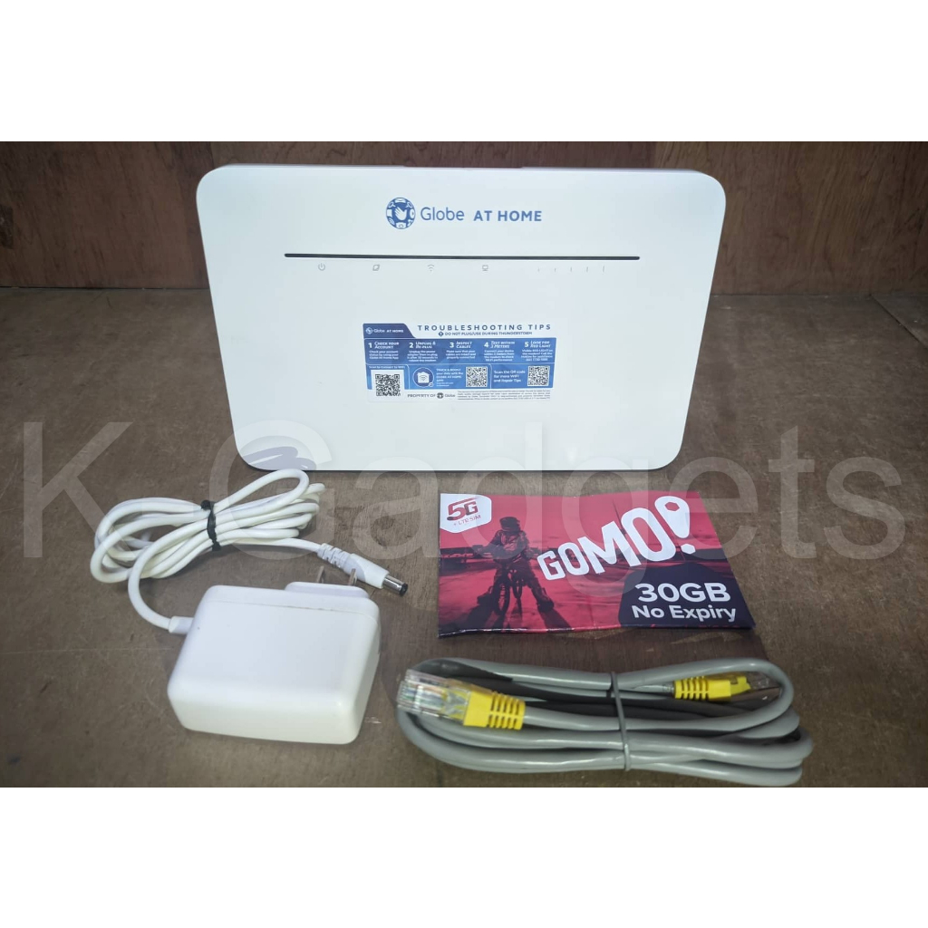 B535-932 -- Globe at Home Prepaid WIFI (CAT 7/LTE-A) - w/ GOMO 30GB ...