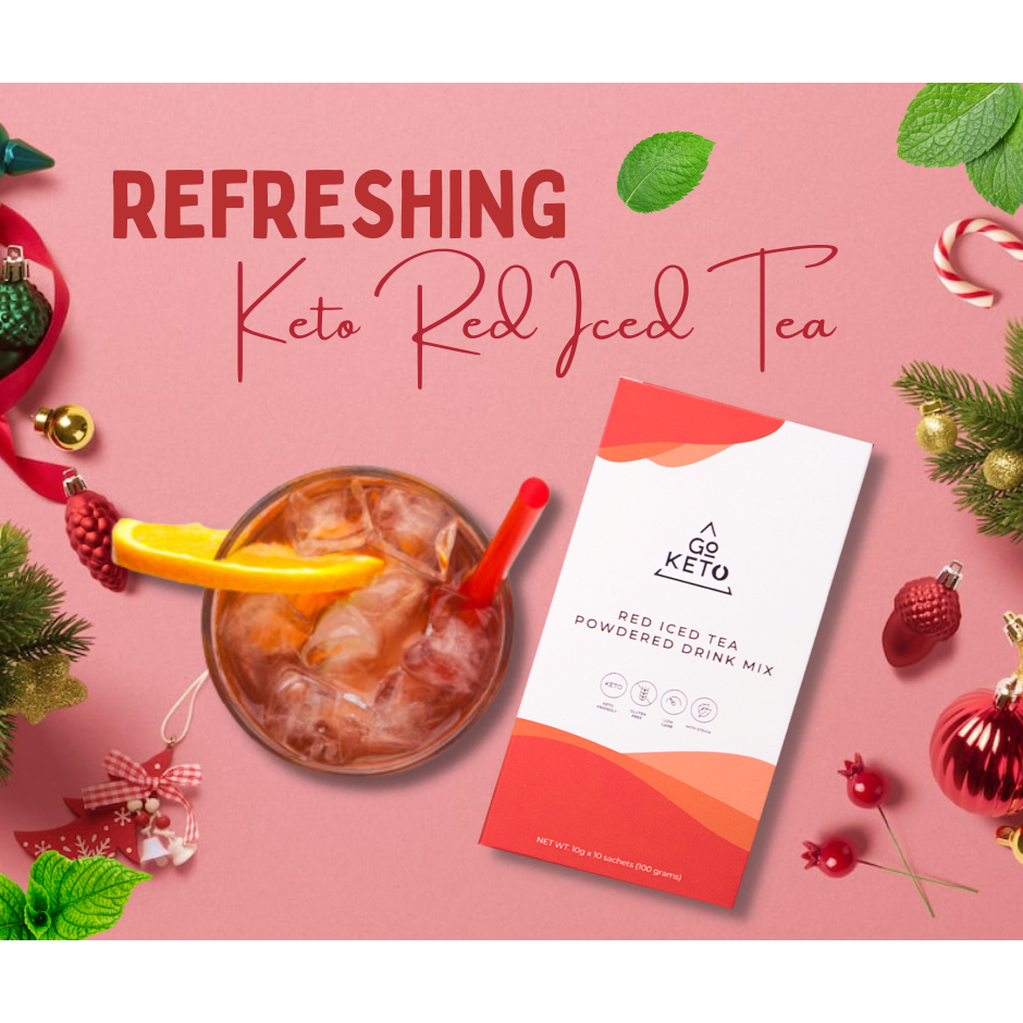 GoKeto RED ICE TEA Keto Drink box [10 sachets] Shopee Philippines