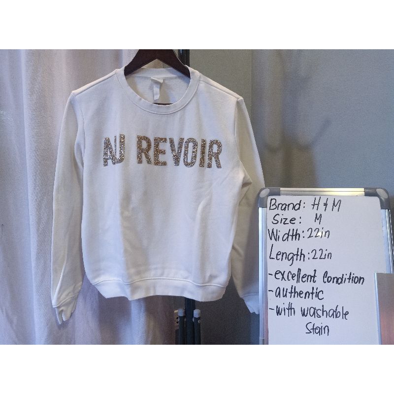 H&m au cheap revoir sweatshirt