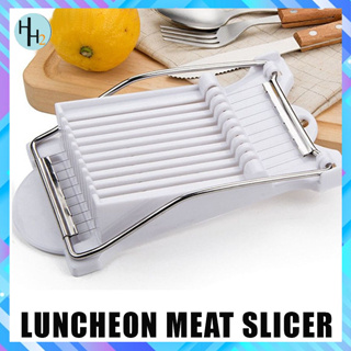 Ham Luncheon Meat Slicer Boiled Egg Fruit Slicer Soft Food Cheese Sushi  Cutter Stainless Steel Canned Meat Cutting Machine - AliExpress