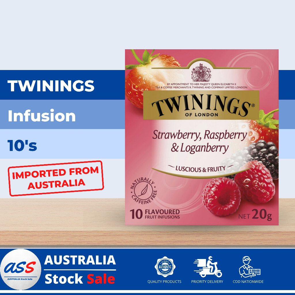 Twinings Strawberry Raspberry & Loganberry Tea (10s) Shopee Philippines