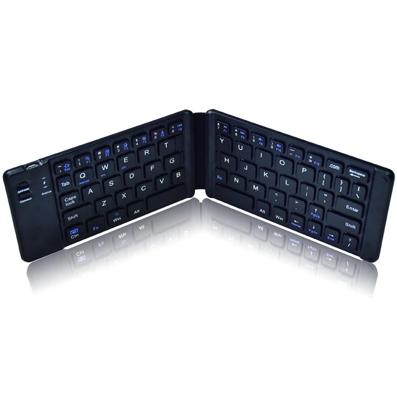Foldable bluetooth wireless keyboard multidevice portable keyboard