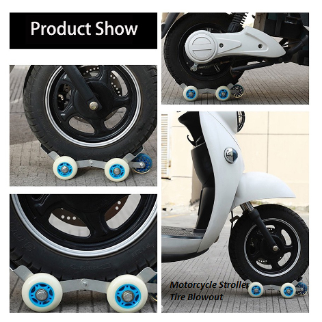 Universal Motorcycle Flat Tire Wheel Puller Booster Large Trailer ...