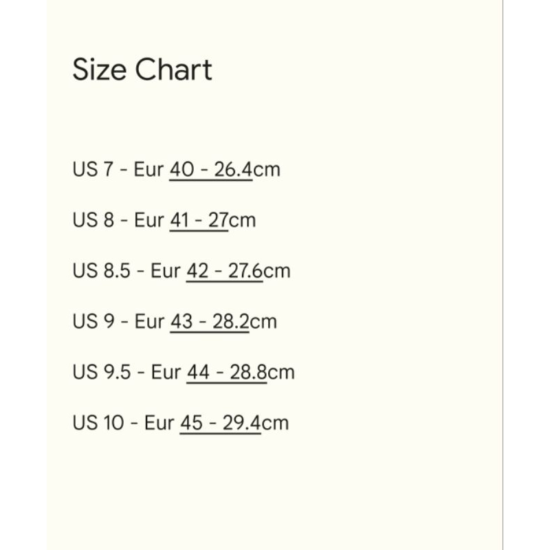 Nike benassi women's size chart sale