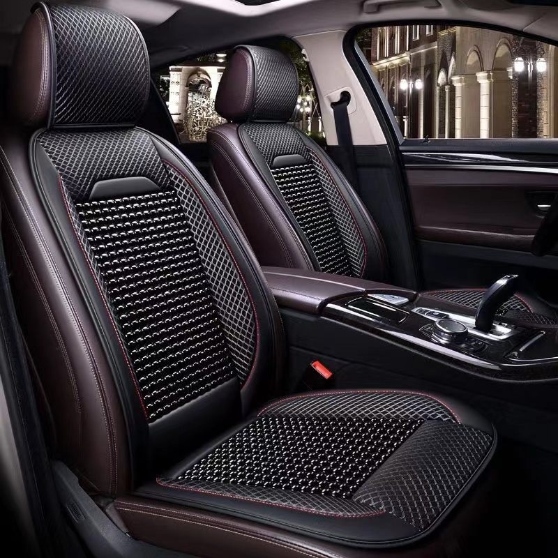 [Car Universal]Wooden bead car seat cushion heat dissipation and