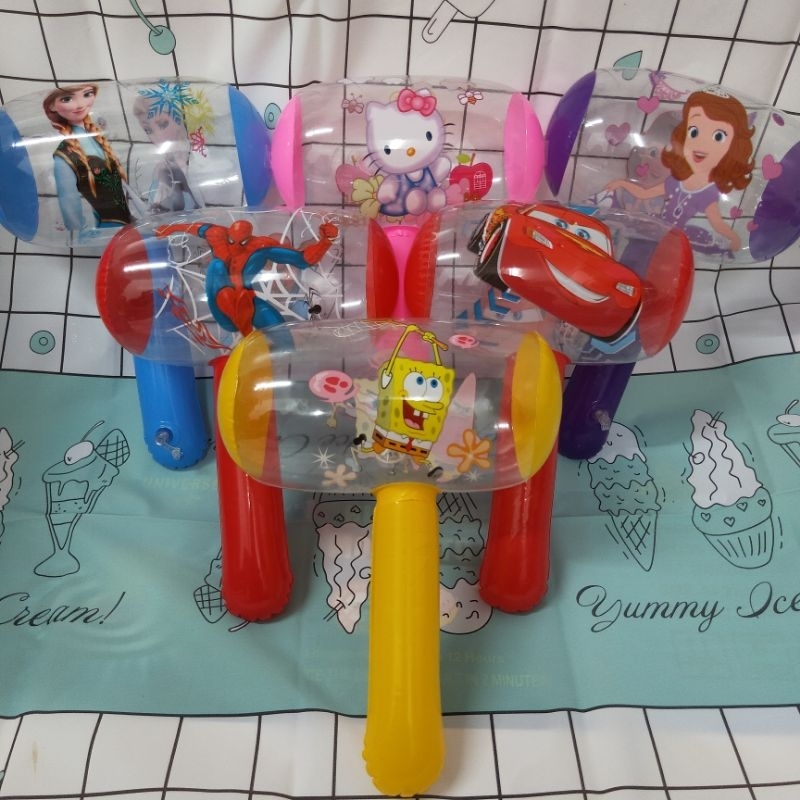 Inflatable Hammer with Lights and Sounds for Kids small .... | Shopee ...