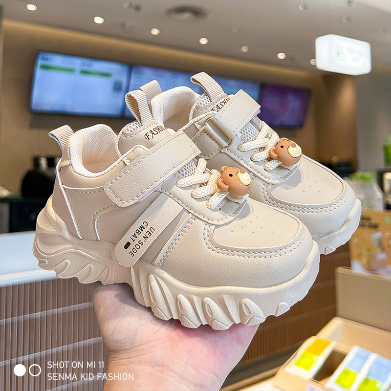 SENMA Platform Shoes For Kids Girls Rubber Shoes Korean Chunky Shoes