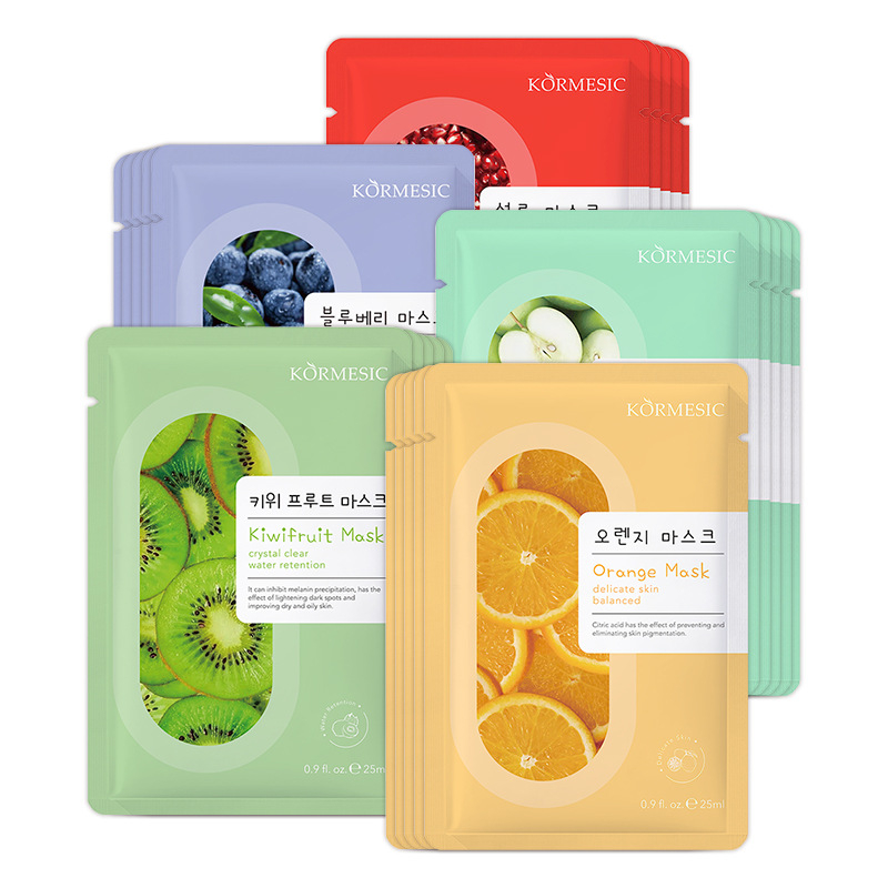 KORMESIC Facial Mask Skin Care Korean Style Face Mask Natural Essence ...