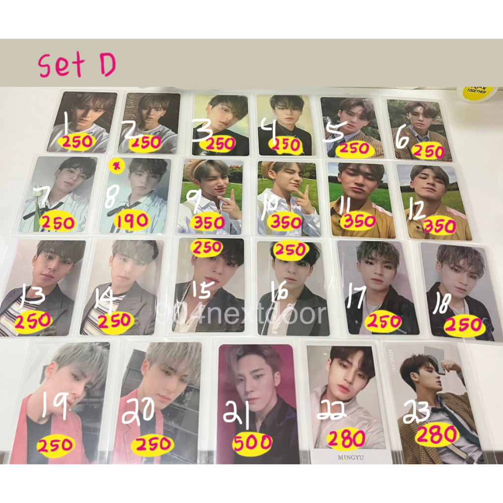 seventeen mingyu an ode photocards | Shopee Philippines