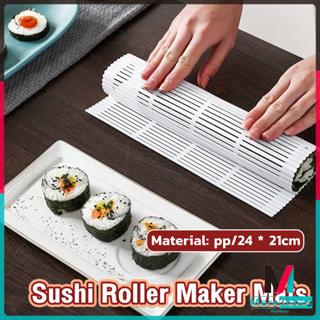 Portable Kitchen DIY Sushi Roller Maker Seaweed Nori Sushi Curtain Mold Tool