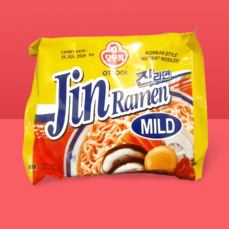 OTTOGI JIN RAMEN MILD korean noodles 1pc/120g [EXPIRY 2025] Shopee