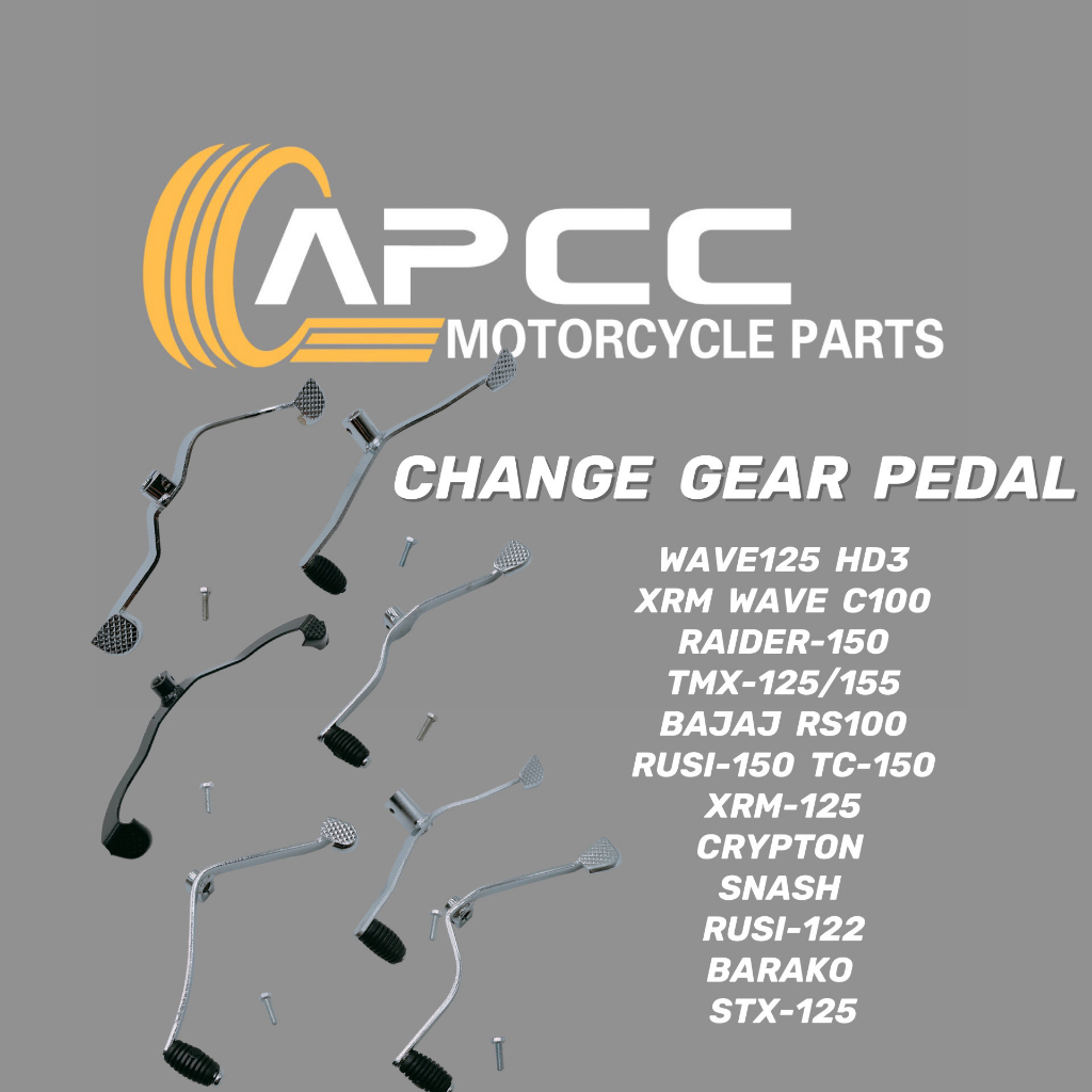 MOTORCYCLE PARTS CHANGE GEAR PEDAL XRM/WAVE/C100/ RAIDER150/TMX/BAJAJ