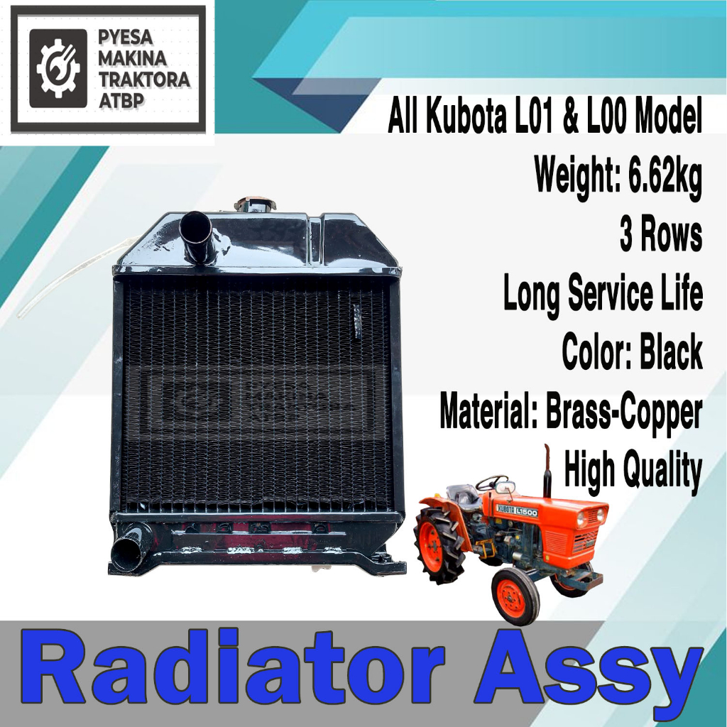 Radiator Assy For Kubota L1500 L2000 and All Model of L01 and L00 3R ...