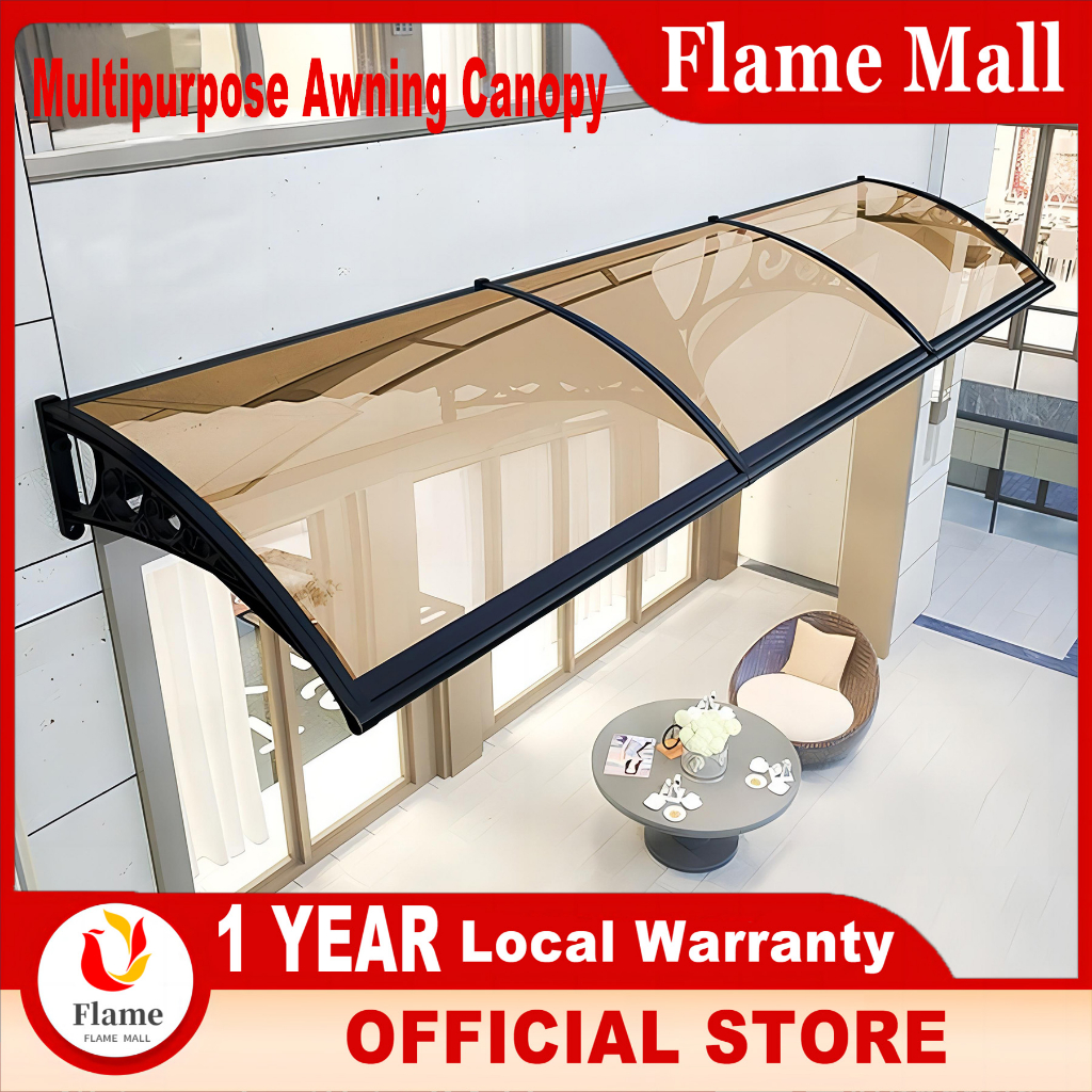 Multipurpose Awning Canopy With Bracket For Door And Window HeavyDuty