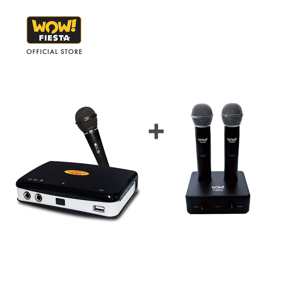 WOW! Fiesta Melody WF230HD + WOW! Dual Wireless Microphone System WM